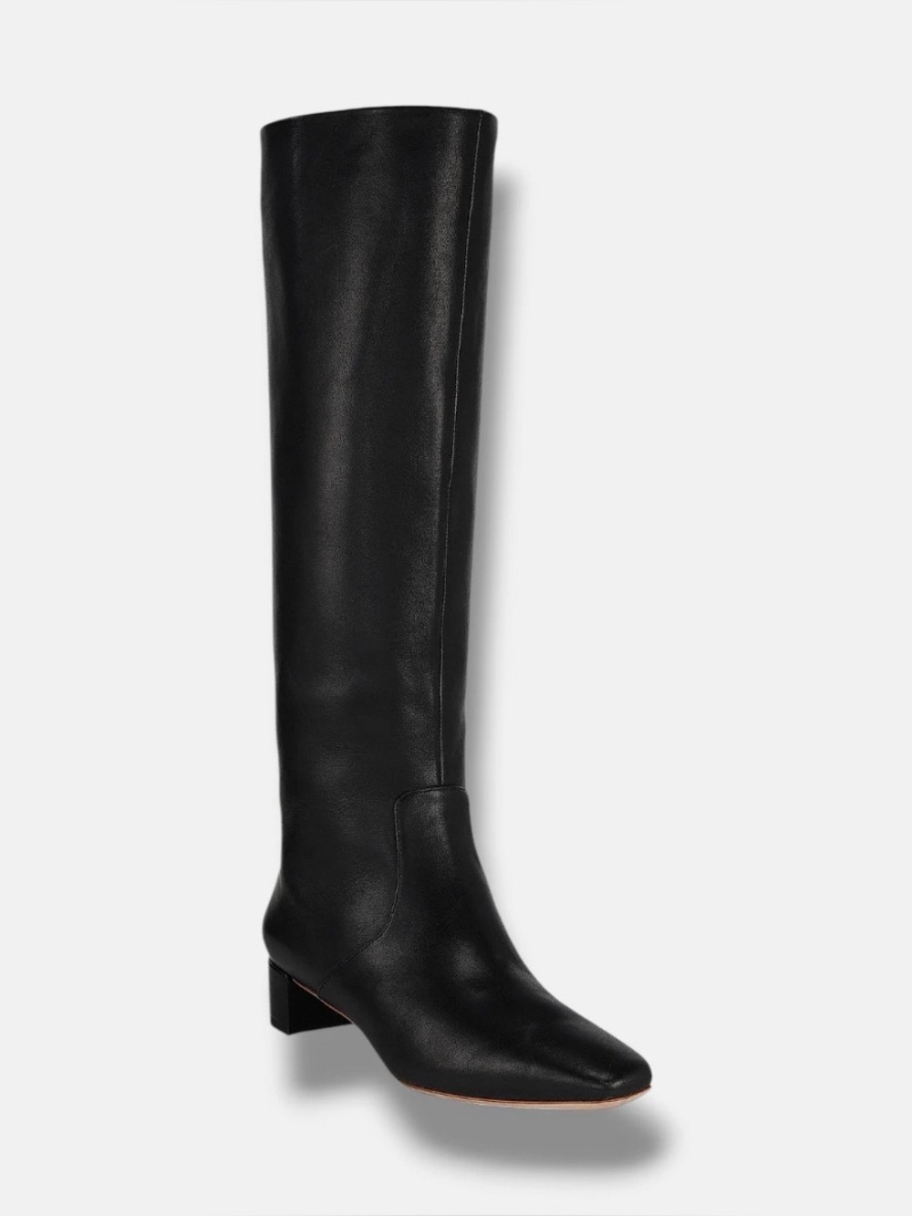 Loeffler Randall Black Knee-High Leather Boots - Women